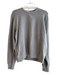 Ann Mashburn Size XL Gray Cotton Blend Long Sleeve Crew Neck Solid Color Top Gray / XL