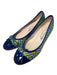 Paul Mayer Shoe Size 7 Blue & Green Leather & Patent Leather Almond Toe Shoes Blue & Green / 7
