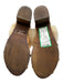 Californians Shoe Size 6 Gold, Cream & Brown Leather Shearling Lined Studs Clogs Gold, Cream & Brown / 6
