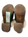 Californians Shoe Size 6 Bronze, Cream & Brown Leather Shearling Lined Clogs Bronze, Cream & Brown / 6
