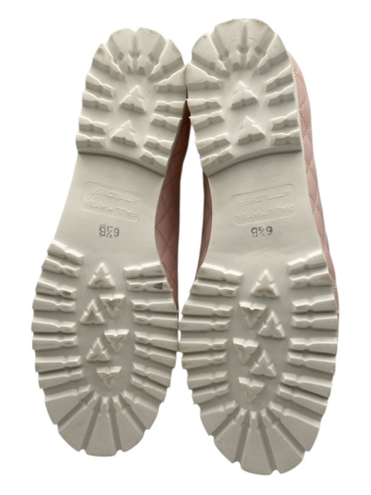 Paul Mayer Shoe Size 6.5 Pink, Brown & Black Leather Quilted Animal Print Flats Pink, Brown & Black / 6.5