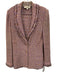 St John Size 6 / 8 purple & orange Wool Blend Tweed Elastic Waist Skirt Set purple & orange / 6 / 8