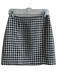 Lilly Pulitzer Size 2 B&W Polyester Sequin Houndstooth Boucle Mini Skirt B&W / 2