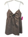 Alice + Olivia Size 4 Aqua Blue & orange Polyester Blend Spaghetti Strap Dress Aqua Blue & orange / 4