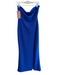 BHLDN Size Medium Royal Blue Polyester Strapless Slit Side Zip Gown Royal Blue / Medium