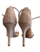 Schutz Shoe Size 7.5 Light Beige Suede open toe Ankle Buckle Stiletto Shoes Light Beige / 7.5