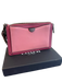Coach Pink Leather Gunmetal Hardware Wrist Strap Zip Close Bag Pink / Mini