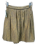 Elie Tahari Size 2 Gray & Gold Polyester Blend Jacquard Chain Detail Skirt Gray & Gold / 2