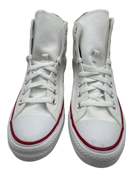 Converse Shoe Size 10 White Canvas High Top lace up Sneakers White / 10