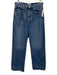 Agolde Size 25 Dark Wash Cotton Denim Button Fly High Rise Straight Leg Jeans Dark Wash / 25