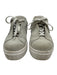 Eytys Shoe Size 7.5 Gray, Blue, Multi Suede Lace Up Embroidered Sneakers Gray, Blue, Multi / 7.5