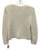 Ba&sh Size M Cream White Cotton Blend Chunky Knit Button Front Cardigan Sweater Cream White / M