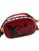 Coach x Keith Haring Red, Black & White Leather Graphic Zip Close Crossbody Bag Red, Black & White