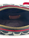 Coach x Keith Haring Red, Black & White Leather Graphic Zip Close Crossbody Bag Red, Black & White