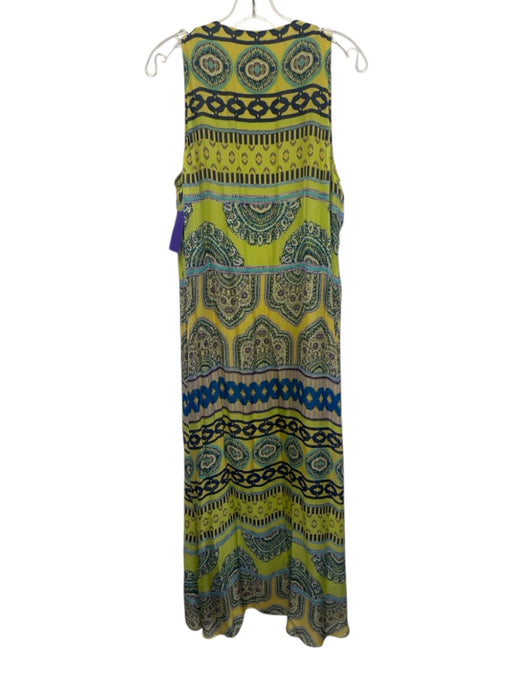 Hale Bob Size M Green, Blue, & Purple No Fabric Tag Sleeveless Dress Green, Blue, & Purple / M