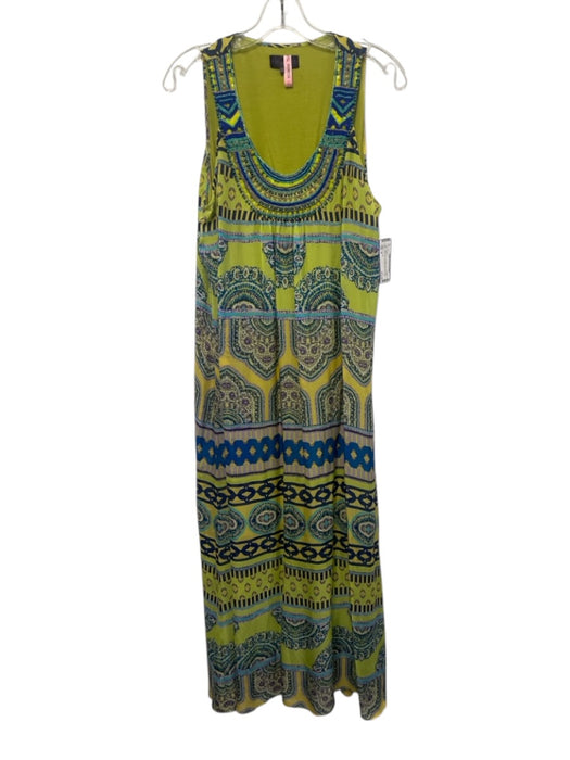 Hale Bob Size M Green, Blue, & Purple No Fabric Tag Sleeveless Dress Green, Blue, & Purple / M