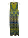 Hale Bob Size M Green, Blue, & Purple No Fabric Tag Sleeveless Dress Green, Blue, & Purple / M