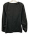 Vince Size M Black Cotton Long Balloon Sleeve V Neck Top Black / M