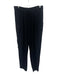 Eileen Fisher Size S Black Silk Chiffon Open Front Semi Sheer Trouser Pant Set Black / S