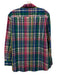Frank & Eileen Size Small Blue, Pink, Green Cotton Long Sleeve Plaid Collar Top Blue, Pink, Green / Small