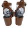 Vince Shoe Size 8.5 Brown Leather Upper open toe Ankle Strap Platform Sandals Brown / 8.5