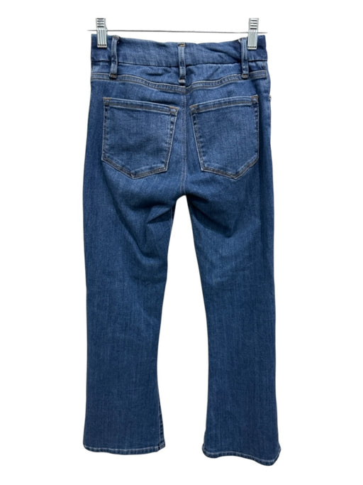 Frame Size Est XS Medium Wash Cotton Denim Low Rise Flare Jeans Medium Wash / Est XS