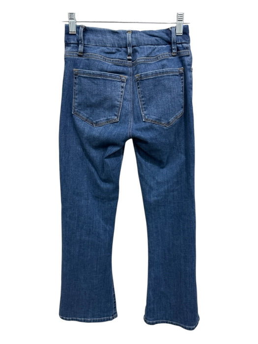 Frame Size Est XS Medium Wash Cotton Denim Low Rise Flare Jeans Medium Wash / Est XS