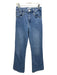 Frame Size 25 Medium Wash Cotton Denim Bootcut Mid Rise Jeans Medium Wash / 25