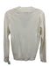 Veronica Beard Size XS Cream White Cashmere V Neck Long Sleeve Sweater Cream White / XS