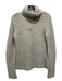 Costume National Size M Beige Polyamide & Wool Turtleneck Sweater Beige / M