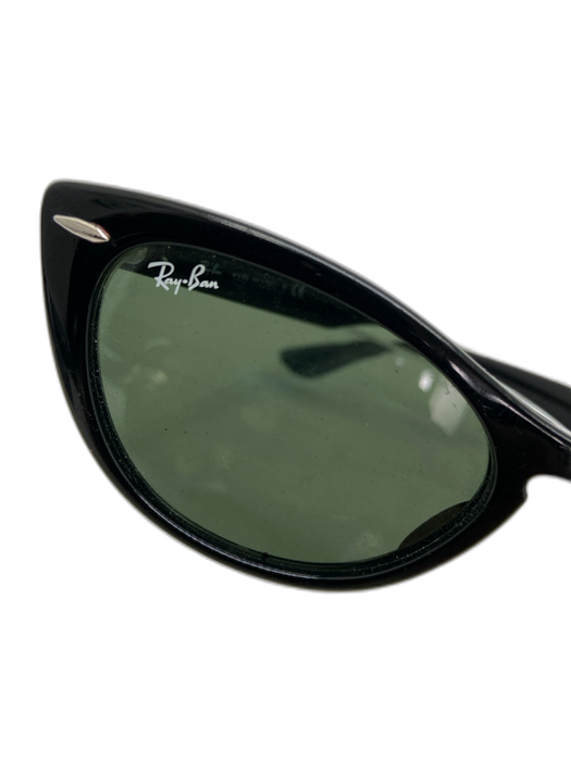 Ray Ban Black Acetate Cat Eye Case Inc. Sunglasses Black