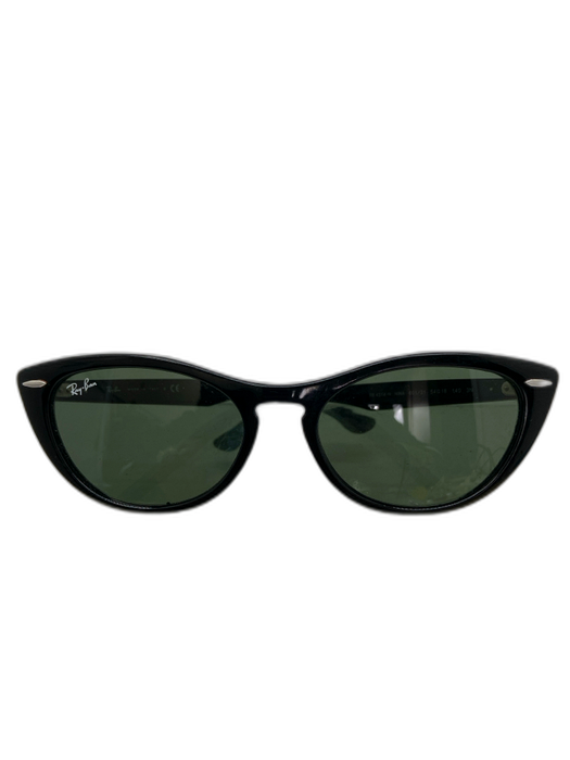 Ray Ban Black Acetate Cat Eye Case Inc. Sunglasses Black