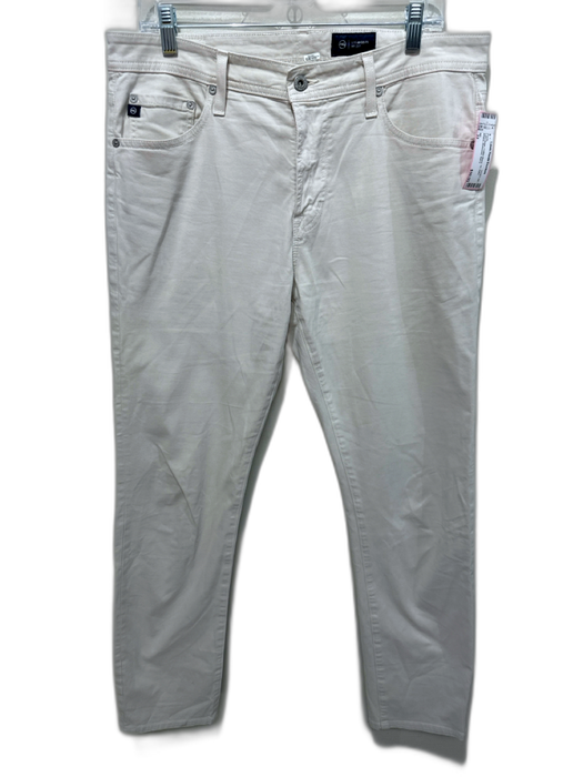 AG Size 33 Light Beige Cotton Blend Solid Khakis Men's Pants Light Beige / 33