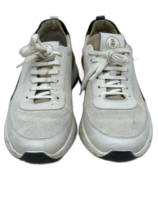 Brunello Cucinelli Shoe Size 45 AS IS White Suede Solid Sneaker Men's Shoes White / 45