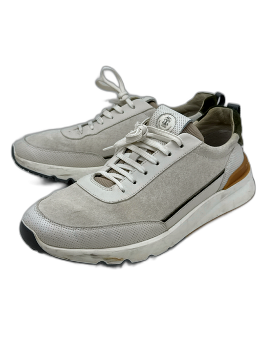 Brunello Cucinelli Shoe Size 45 AS IS White Suede Solid Sneaker Men's Shoes White / 45