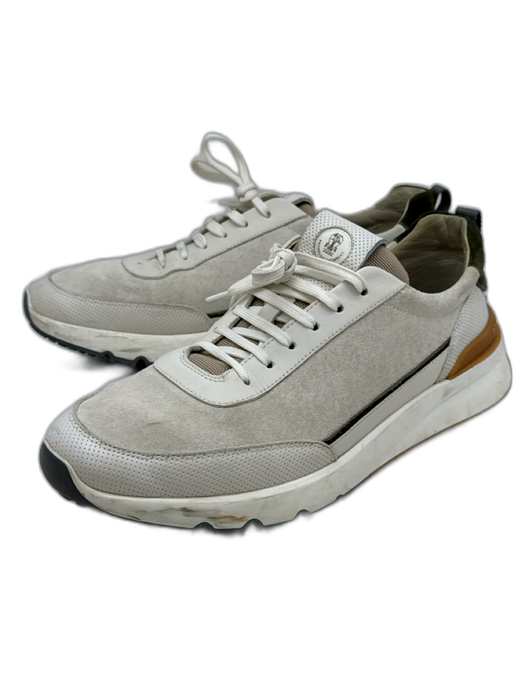Brunello Cucinelli Shoe Size 45 AS IS White Suede Solid Sneaker Men's Shoes White / 45