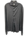 Brunello Cucinelli Size L Gray Silk Blend Solid Slim Button up Long Sleeve Shirt Gray / L
