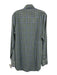 Sid Mashburn Size Est L Green & Purple Cotton Plaid Button Up Long Sleeve Shirt Green & Purple / Est L