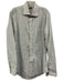 Sid Mashburn Size Est L Orange & Blue Cotton Plaid Button Up Long Sleeve Shirt Orange & Blue / Est L