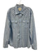 Tecovas Size L Light blue Cotton Blend Stirrups Western Men's Long Sleeve Shirt Light blue / L