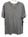 Lululemon Size L Gray Synthetic Solid Athletic V Neck Men's Short Sleeve Gray / L