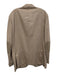 Samuelson Beige Wool Blend Herringbone Patch Pocket 2 Button Men's Blazer Beige / 42L