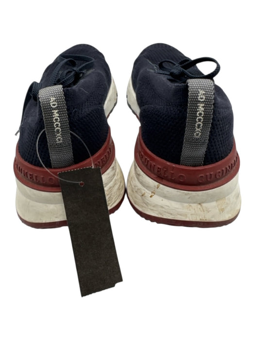 Brunello Cucinelli Shoe Size Est 11.5 AS IS Navy Blue Synthetic Solid Shoes Navy Blue / Est 11.5