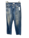 Closed Size 24 Medium Wash Cotton Denim Zip Fly High Rise Slim Straight Jeans Medium Wash / 24