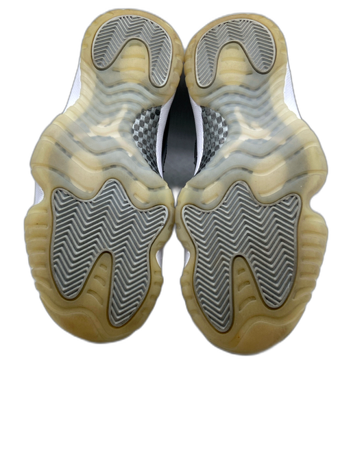 Nike Shoe Size 9 Black & White Patent Leather Round Toe lace up Sneakers Black & White / 9