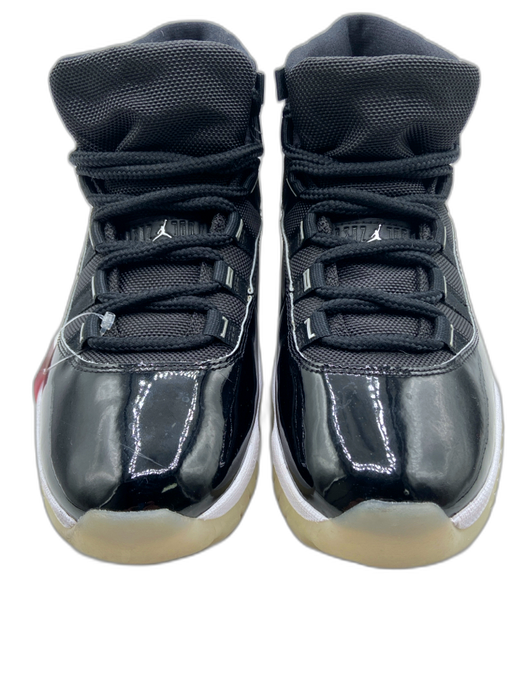 Nike Shoe Size 9 Black & White Patent Leather Round Toe lace up Sneakers Black & White / 9