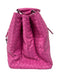 Bottega Veneta Bubblegum Pink Leather Intrecciato Weave Gunmetal Hardware Bag Bubblegum Pink / Medium
