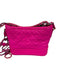 Chanel Hot pink Leather Quilted Detachable Straps Zip Top Crossbody Bag Hot pink / S