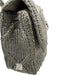 Valentino Garavani Silver Leather & Knit Studded Diamond Chain Strap Bag Silver / M