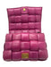 Bottega Veneta Rasberry Pink Leather Basket Weave padded Flap Crossbody Bag Rasberry Pink / Small